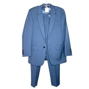 Sandro Paris Classic Wool 2PC Suit Jacket/Blazer & Trousers Size 40